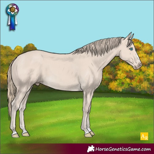 Horse Color:Smoky Creme 