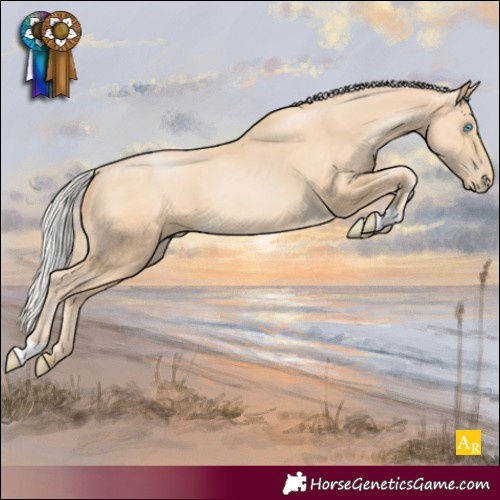 Horse Color:Silver Smoky Black Pearl