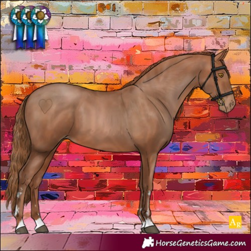Horse Color:Brown Pearl 