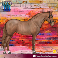 Horse Color:Brown Pearl