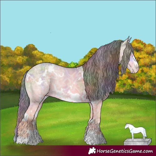 Horse Color:Nacre Watercolor White Spotted Classic Cream Champagne Ice Onyx Appaloosa 