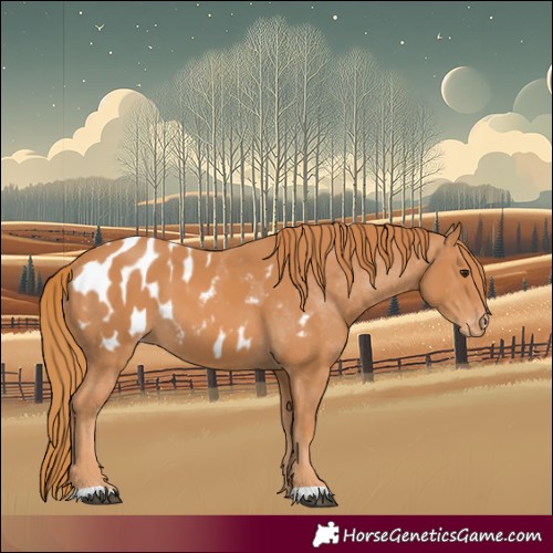 Horse Color:Chestnut Appaloosa