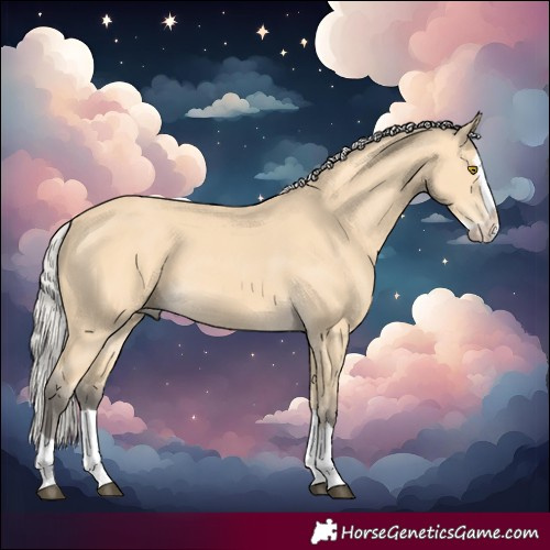 Horse Color:Silver Buckskin Splash 