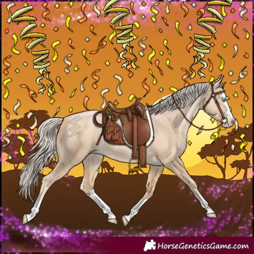 Horse Color:Palomino Pearl Splash