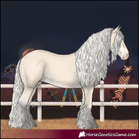 Horse Color:Cremello 