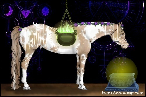 Horse Color:White Spotted Liver Chestnut Pearl 