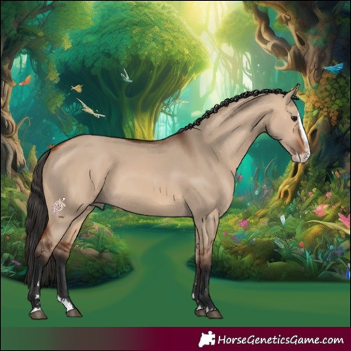 Horse Color:Bay Dun Splash 