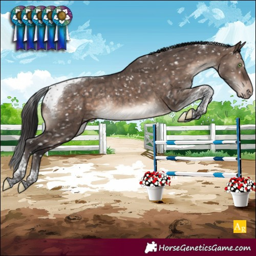Horse Color:Brown Dun Mushroom Tobiano Blanket Rabicano Brindle