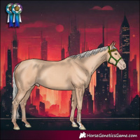 Horse Color:Silver Amber Champagne