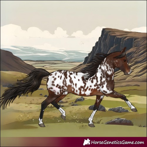 Horse Color:Gray Bay Appaloosa