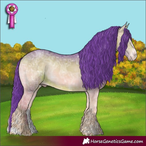 Horse Color:Watercolor Bay Ice Onyx Sabino