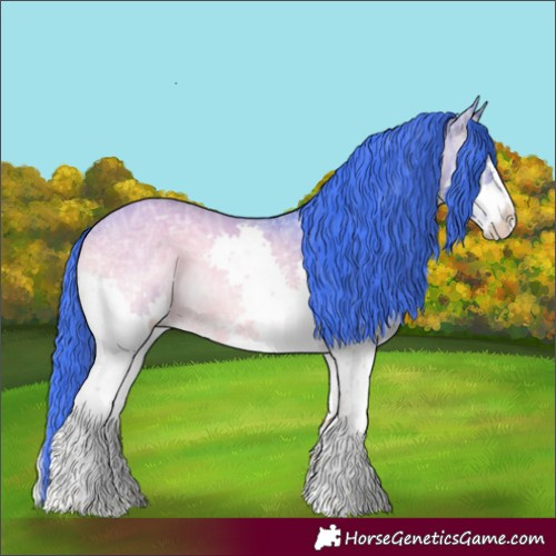 Horse Color:Watercolor Brown Ice Onyx Sabino Splash 