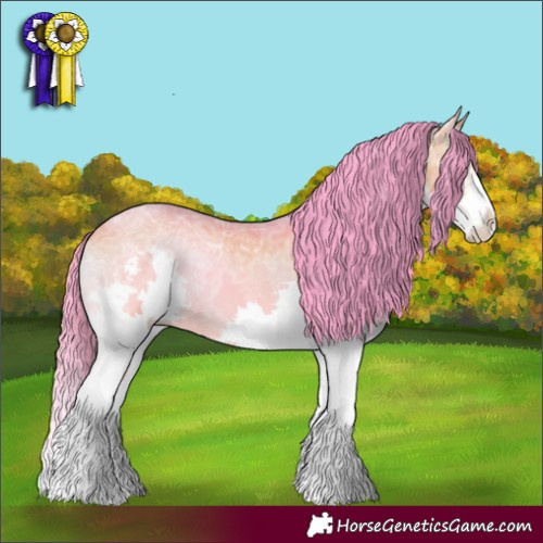 Horse Color:Watercolor Brown Ice Onyx Sabino Splash 