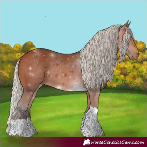 Horse Color:Silver Bay Tobiano 