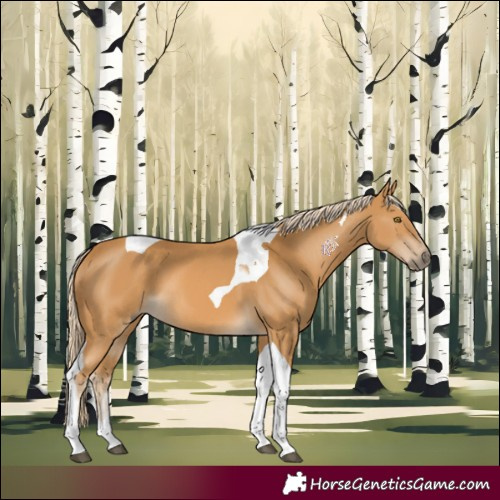 Horse Color:Palomino Tobiano