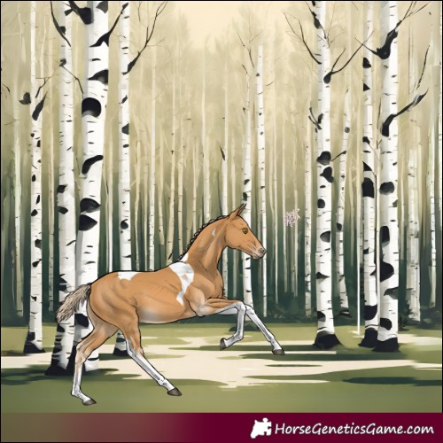 Horse Color:Palomino Tobiano 