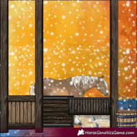 Horse Color:Chocolate Palomino Mushroom