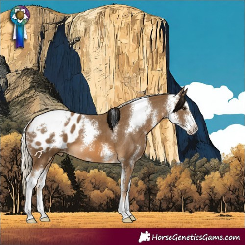 Horse Color:Chocolate Palomino Sabino Appaloosa 