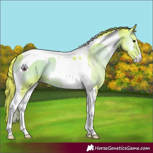 Horse Color:Watercolor Liver Red Onyx Tobiano 