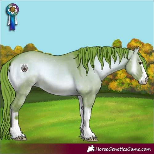 Horse Color:Watercolor Liver Red Dun Onyx