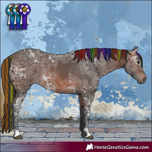 Horse Color:Painted Brown Ice 