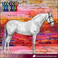 Horse Color:Painted Brown Ice Sabino
