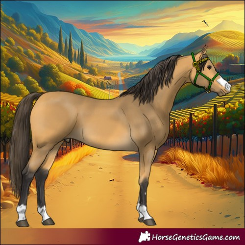 Horse Color:Buckskin 