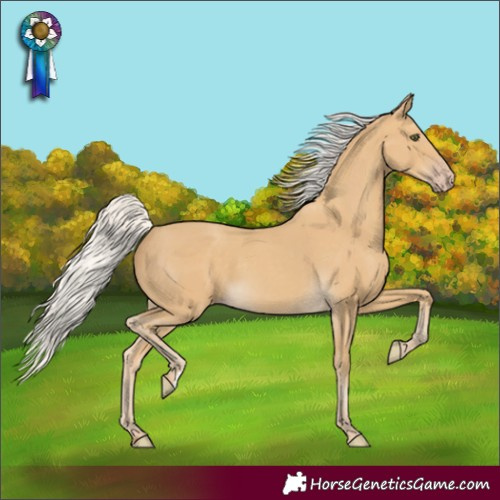 Horse Color:Silver Classic Cream Champagne 