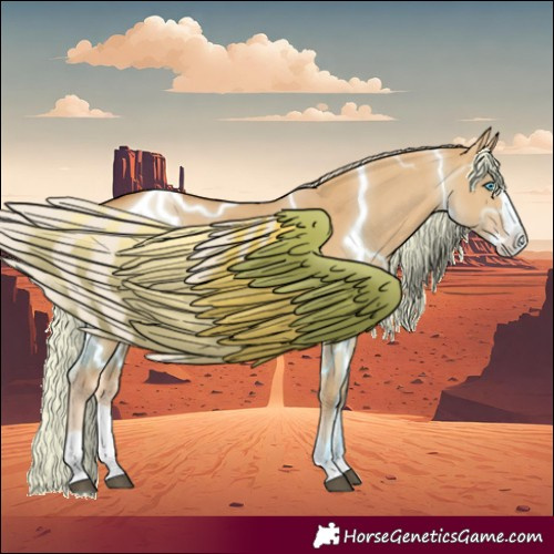Horse Color:Palomino Dun Splash