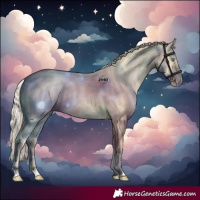 Horse Color:Silver Classic Cream Champagne Dun