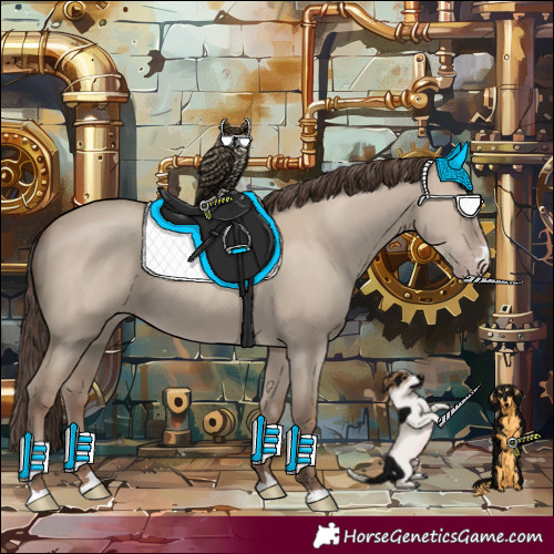 Horse Color:Classic Champagne Dun