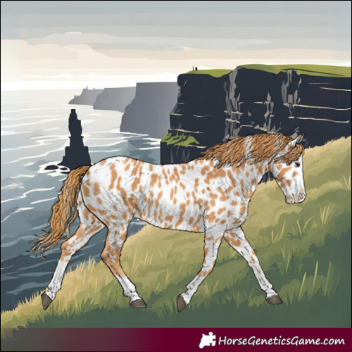 Horse Color:Chestnut Splash Appaloosa
