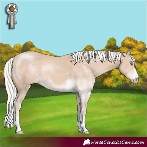 Horse Color:Silver Smoky Creme 