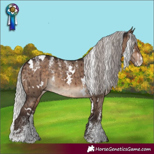 Horse Color:Powder White White Spotted Silver Brown Dun Brindle