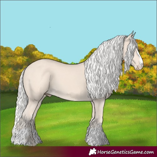 Horse Color:Silver Smoky Creme 