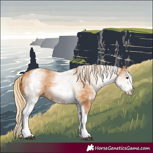 Horse Color:White Spotted Chestnut