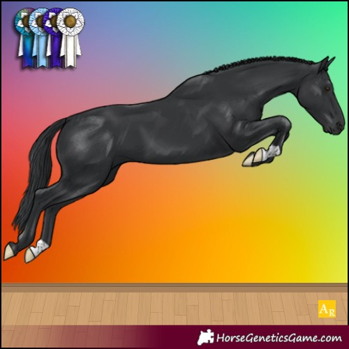 Horse Color:Black Mushroom
