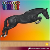 Horse Color:Black Mushroom 
