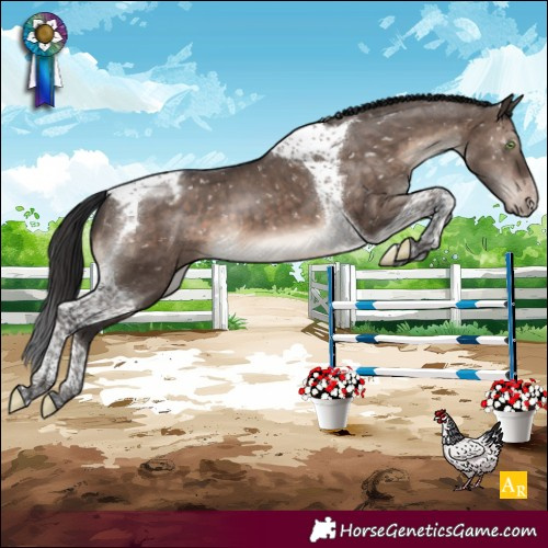 Horse Color:Brown Dun Mushroom Tobiano Snowcap Brindle 