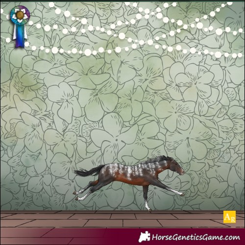 Horse Color:Powder White Brown 