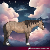 Horse Color:Brown Dun  and Brown Dun 