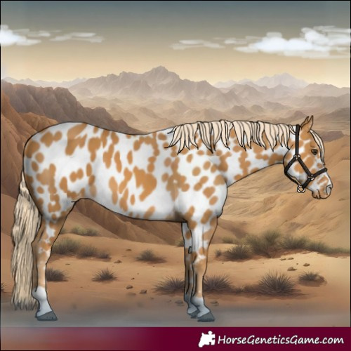 Horse Color:Palomino Appaloosa 