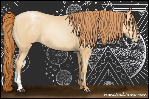 Horse Color:Amber Champagne Pearl
