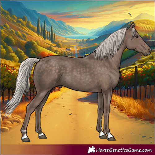 Horse Color:Silver Black