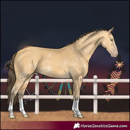 Horse Color:Amber Cream Champagne 