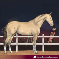 Horse Color:Amber Cream Champagne