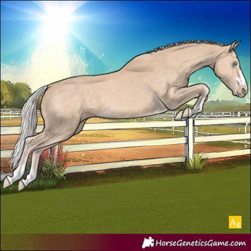 Horse Color:Silver Smoky Creme 