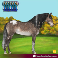 Horse Color:Brown Dun Mushroom Tobiano Snowcap Brindle