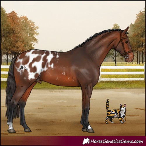 Horse Color:Bay Appaloosa 