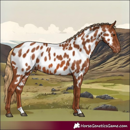 Horse Color:Chestnut Appaloosa 